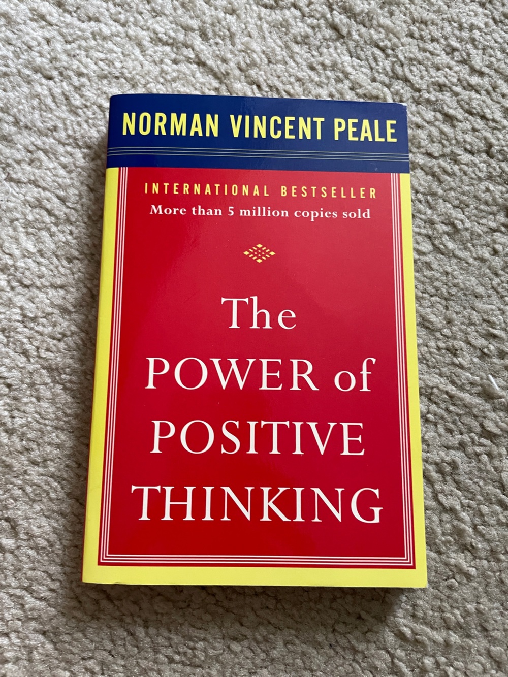 The Power of Positive Thinking by - Red Cover